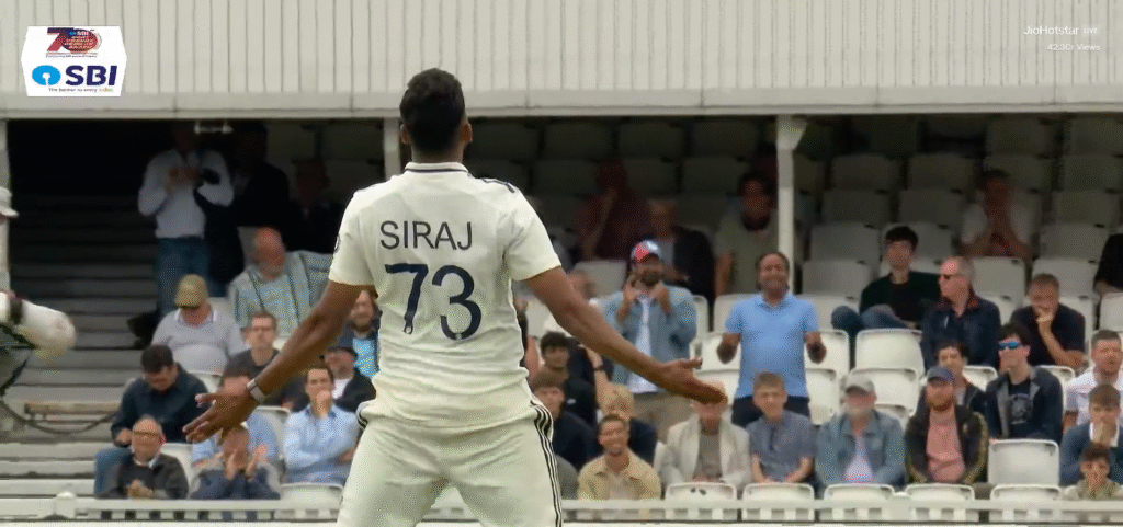 IND vs ENG 5th Test 2025 में मोहम्मद सिराज ने आखिरी विकेट लेकर भारत को ऐतिहासिक जीत दिलाई