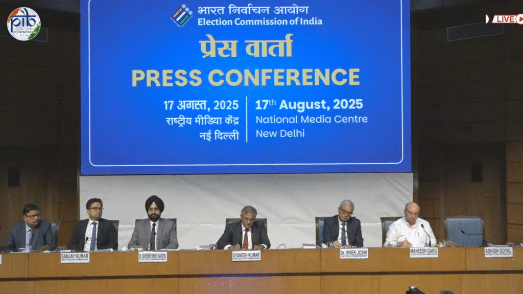 Bharat Nirvachan Aayog Press Conference 2025