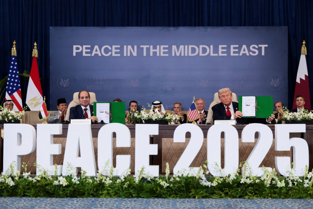 Donald Trump signs Gaza Declaration peace deal in Egypt 2025